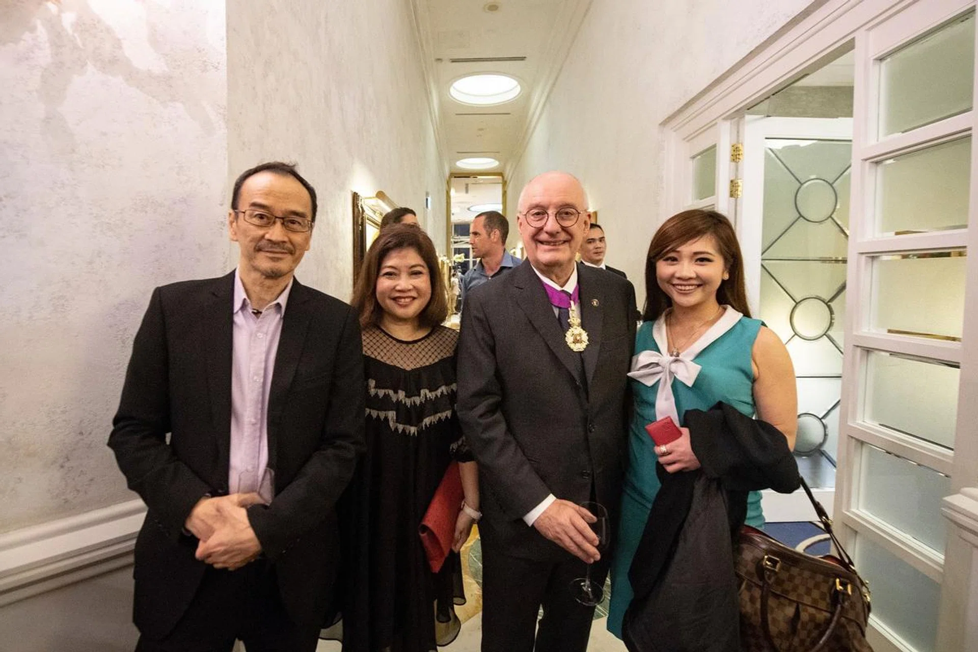 Hoay Beng Ooi, Corinna Chang, Professor Arnoud De Meyer & Toh Chin Ling Chelsea