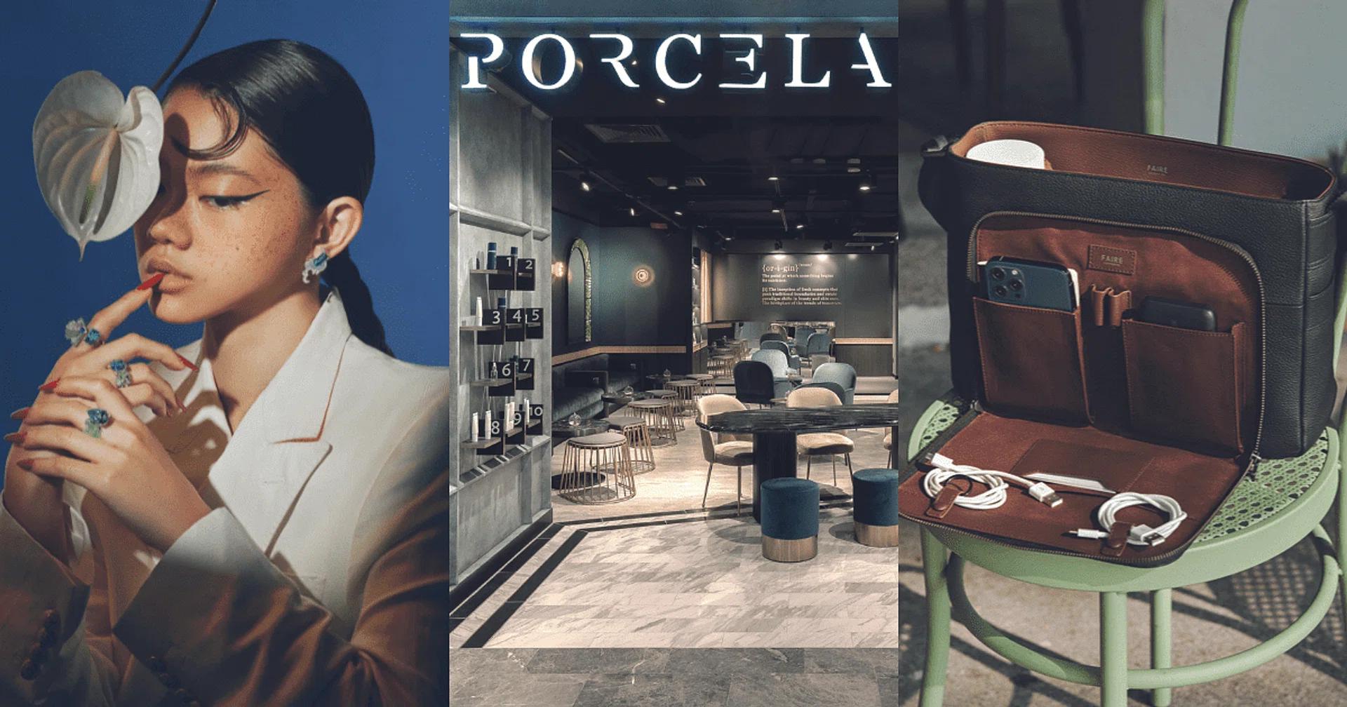 Simone Jewels, Porcelain and Faire Collective.