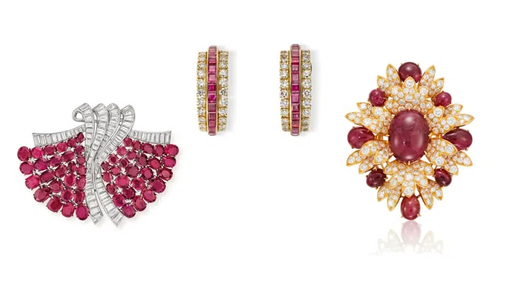 The red of a ruby is perceived differently due to an individual’s eyesight, lighting conditions, angle of view, and cultural reasons. (Photo: Van Cleef & Arpels)