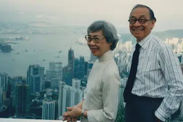 I.M. Pei with his wife Eileen