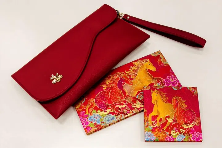 Chinese New Year 2026 red packets, hongbao, angpow