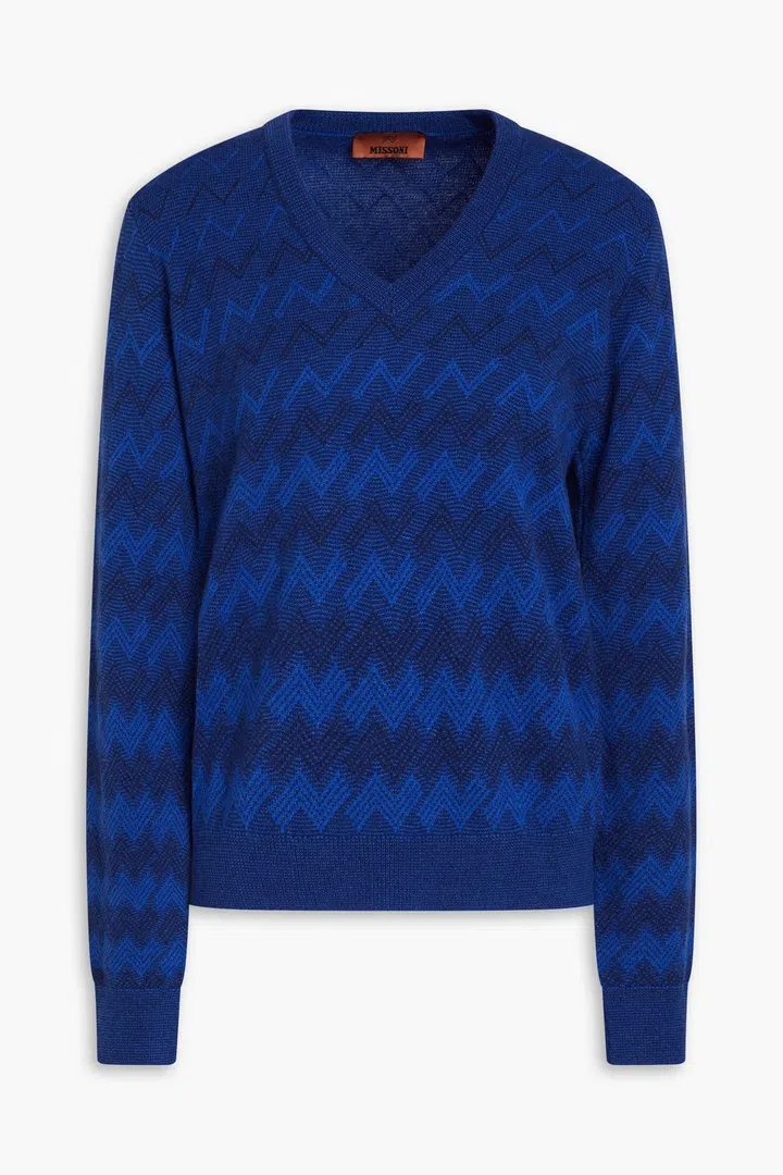 Missoni crochet-knit cashmere sweater | cashemere sweater