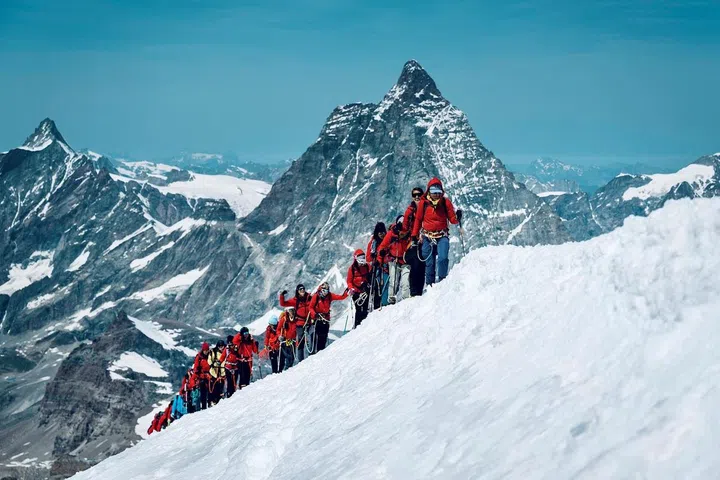 80 female mountaineers added a female chapter to the history of what is still an overwhelmingly male-dominated sport (Photo: Switzerland Tourism)
