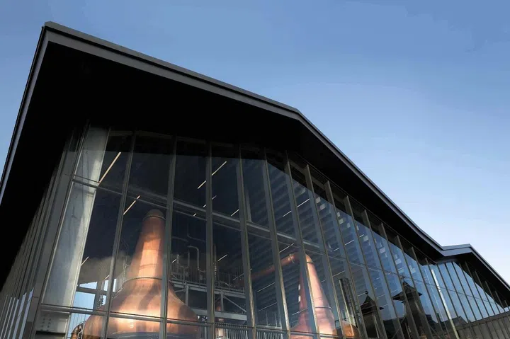 Port Ellen Distillery glass stillhouse. (Photo: Diageo)