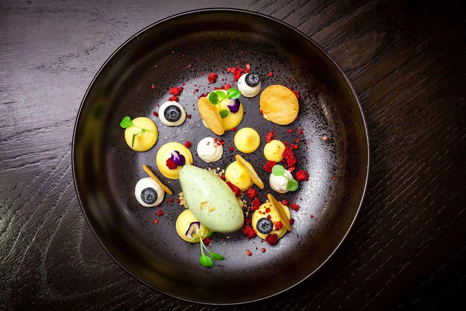 Disgruntled Brasserie's lemon curd dessert