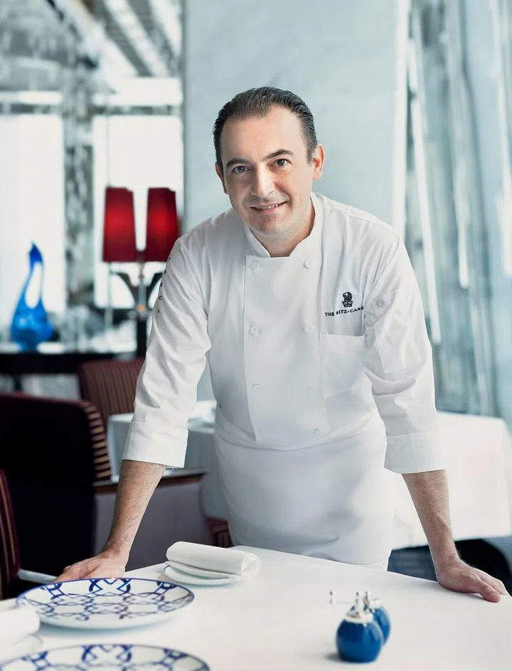 Chef Angelo Agilano of one-Michelin-starred contemporary Italian restaurant Tosca di Angelo at The Ritz-Carlton, Hong Kong. (Photo: Marriott International) 