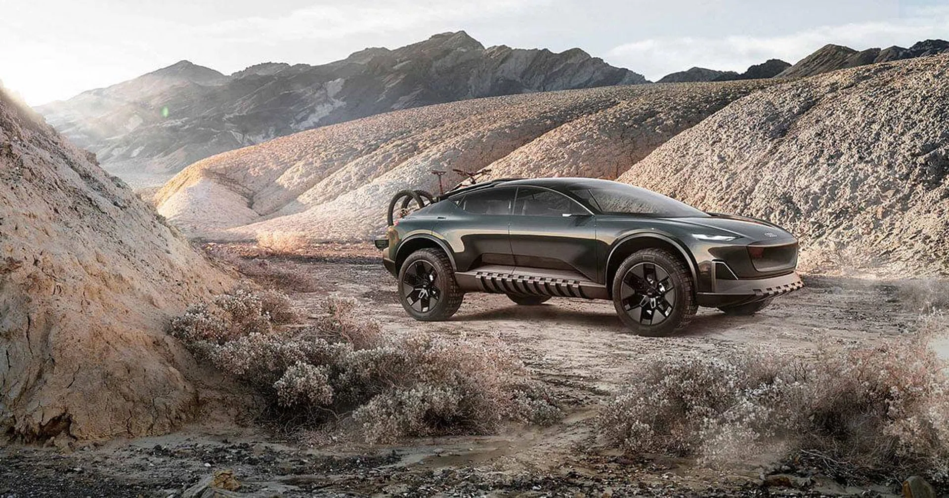 The Audi Activesphere is a transformable off-roader concept that replaces screens with AR