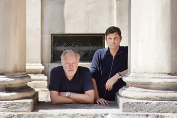 Urwerk co-founders Martin Frei (left) and Felix Baumgartner