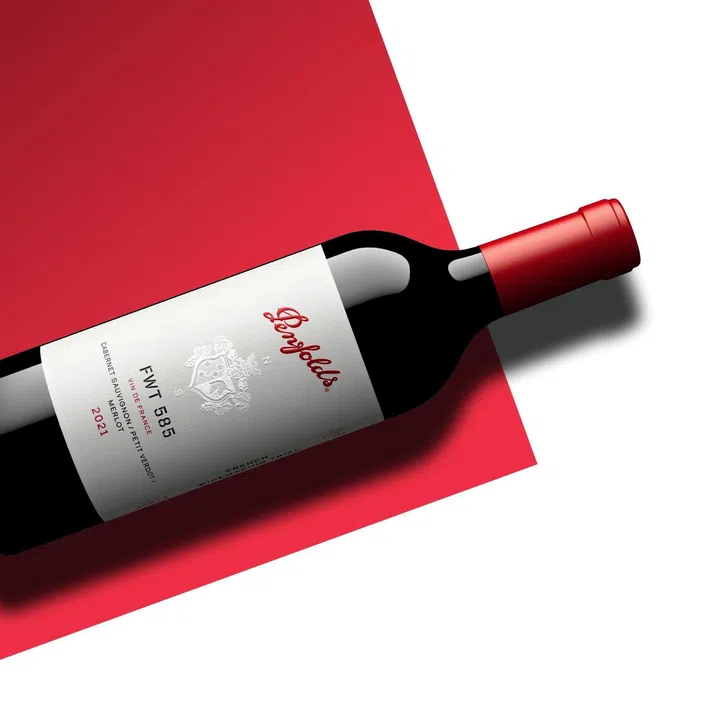 FWT 585 from the French collection is a blend of 78 per cent Cabernet Sauvignon, 14 per cent petit Verdot, and 8 per cent merlot. (Photo: Penfolds)