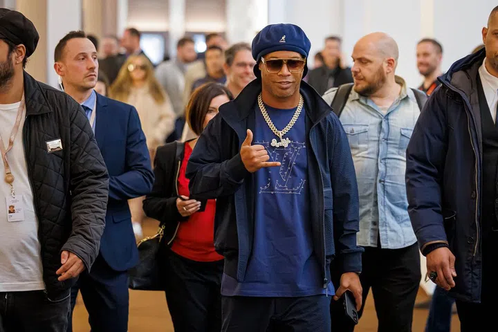 Football legend Ronaldinho at Watches and Wonders 2023 (Credit: WWGF/Keystone/Valentin Flauraud)