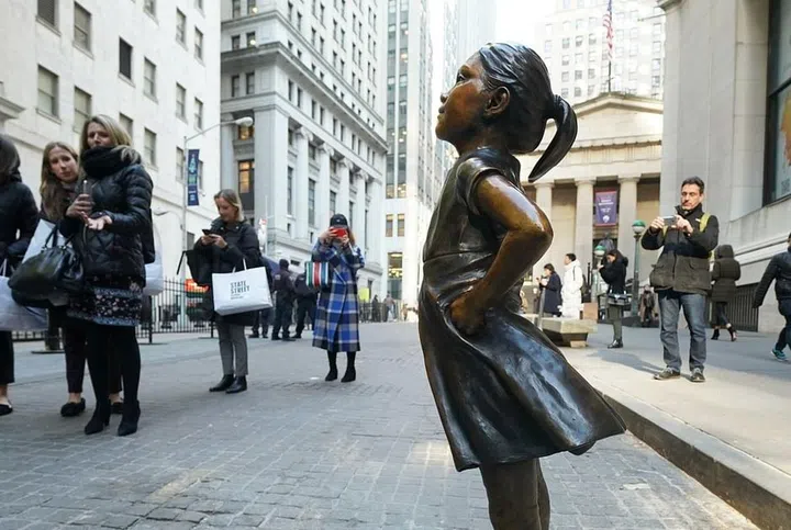 "Fearless Girl" statue has become a widely recognized symbol over the years in the struggle to eliminate inequalities between women and men, particularly in leadership and finance.