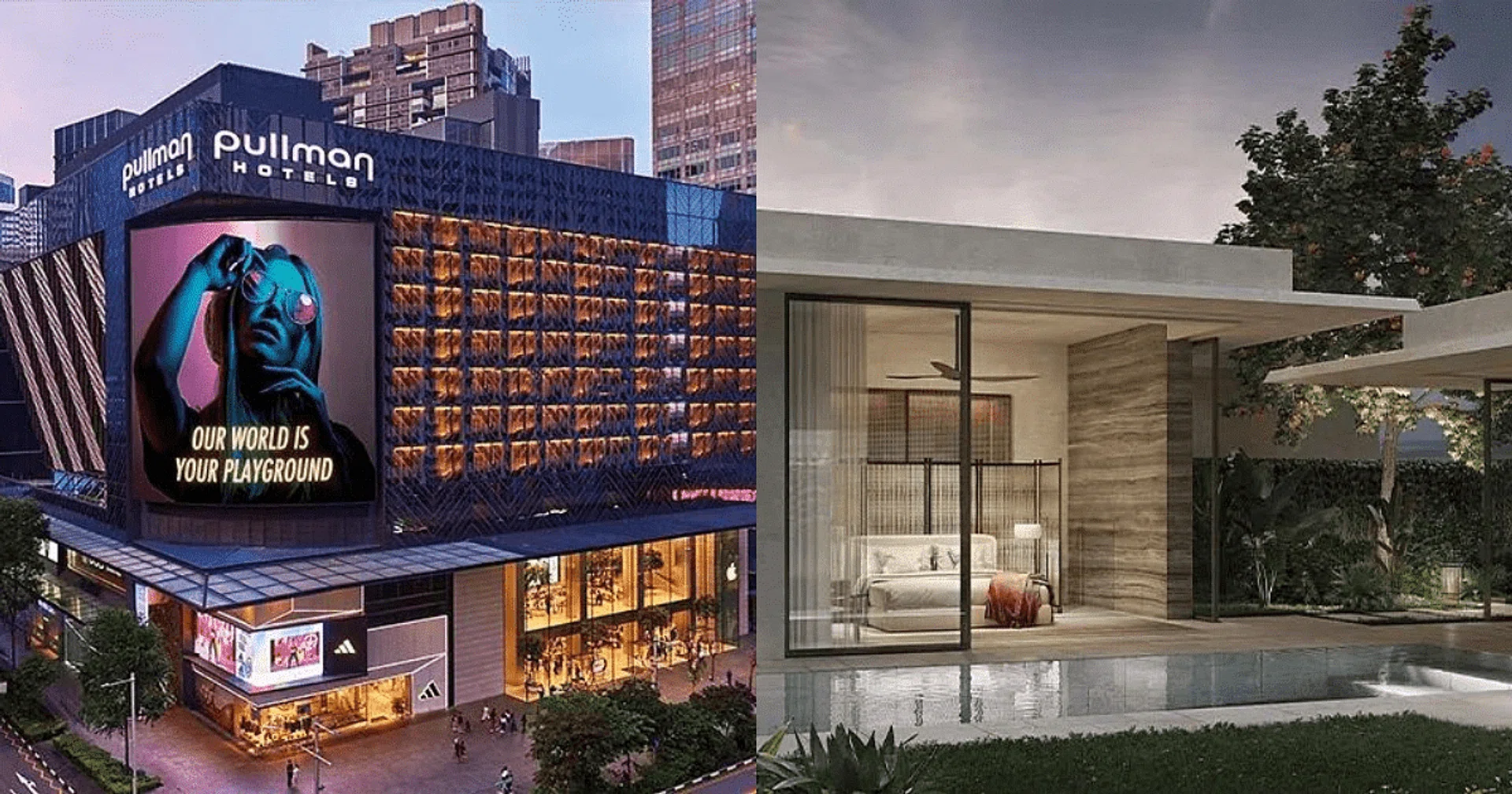 Photo: Pullman Hotel Singapore / Raffles Sentosa Resort & Spa