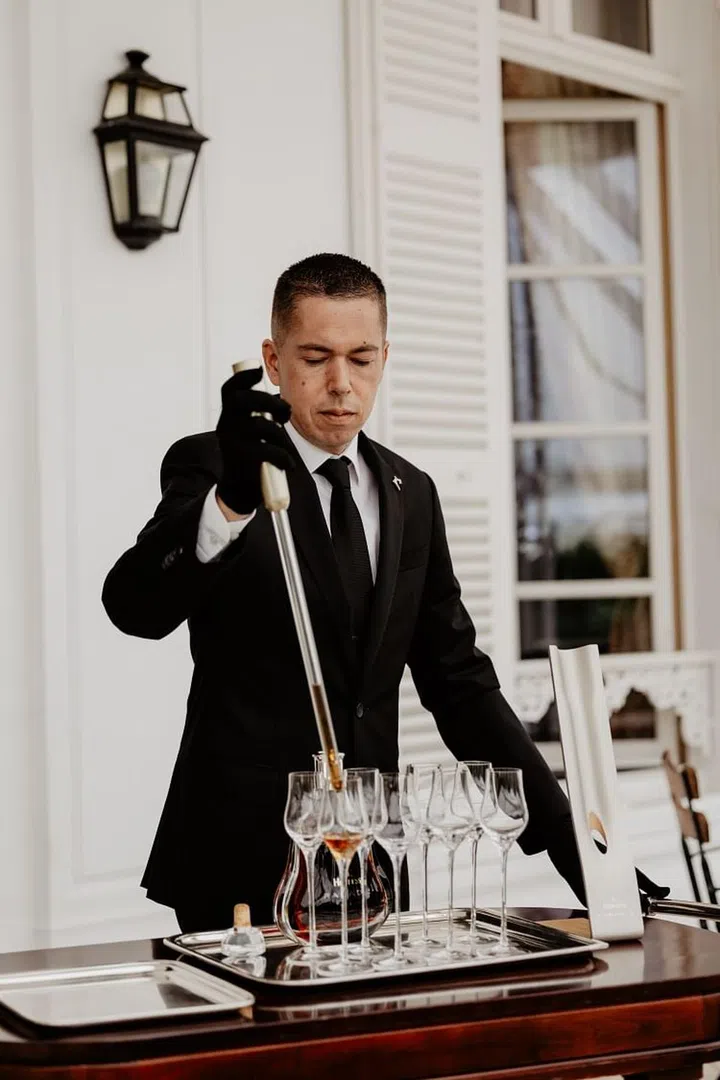 How cognac is served at Chateau de Bagnolet. (Photo: Hennessy)