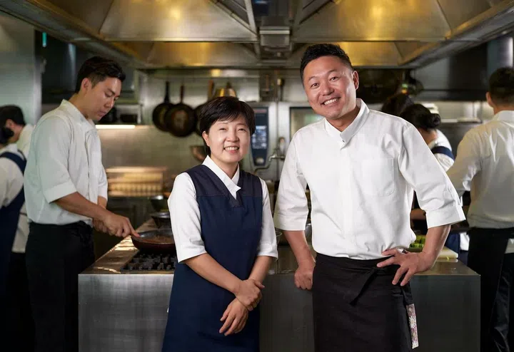 (From left) Onjium’s chefs Cho Eun-hee and Park Sung-bae. (Photo: Onjium)
