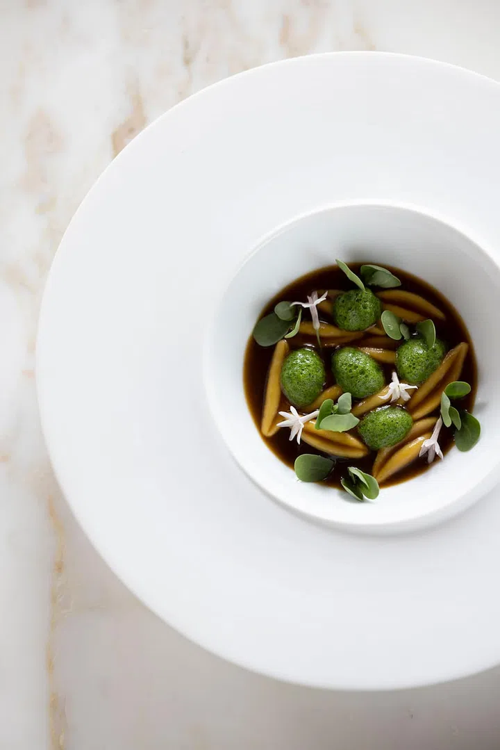 In the fight against waste, Ducasse’s kitchen teams ensure that almost every ingredient component is used in the recipe and not discarded. (Photo: Matteo Carassale)