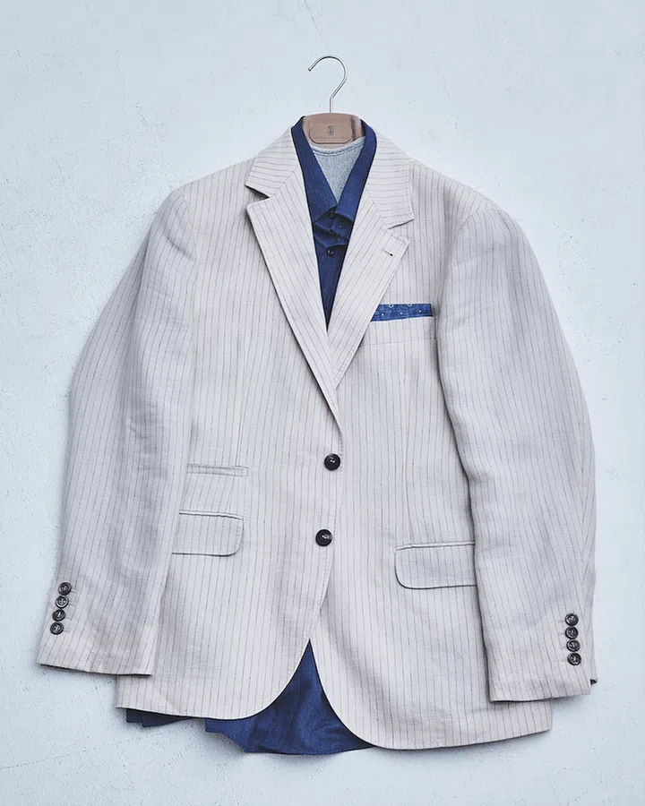 The Brunello Cucinelli ensemble that Jeremy Ong picked.