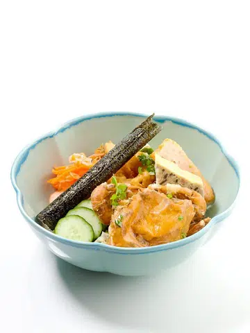 Rice Bowl - Crispy soft-shell crab & crispy squid with dill (media)