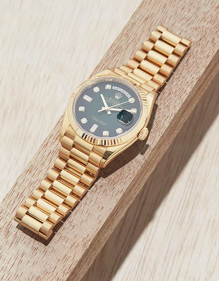 “TIMELESS” Rolex Oyster Perpetual Day- Date 36 in yellow gold