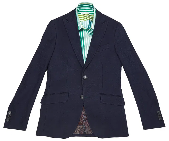 The Etro blazer Leon Tan picked for the shoot.
