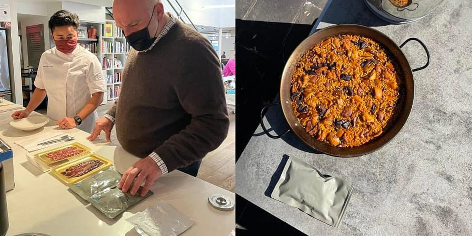 Top chef José Andrés concocted a paella for the private mission to the ISS.