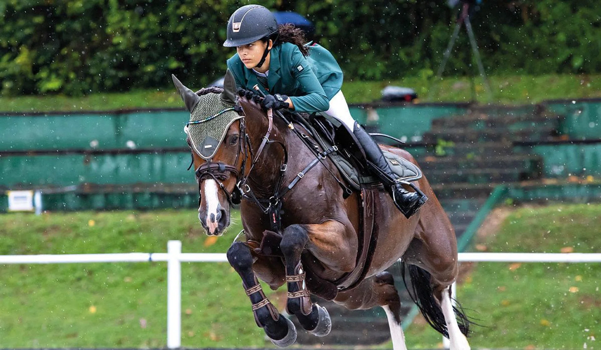 Aryana Singh competed in her first National Jumping Championships this year.