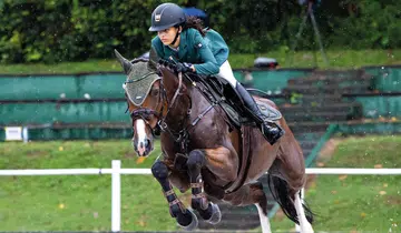 Aryana Singh competed in her first National Jumping Championships this year.