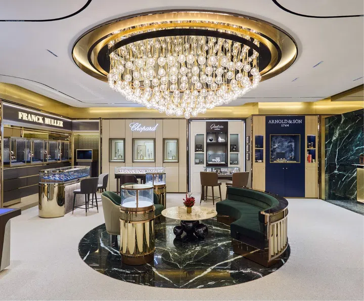 Interior of the newly renovated Sincere Fine Watches flagship boutique at Takashimaya Shopping Centre in Singapore.