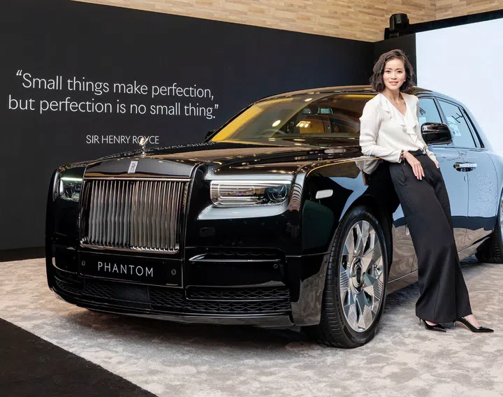 Irene Nikkein at the launch of the Rolls-Royce Phantom Series II. (Photo: Irene Nikkein)