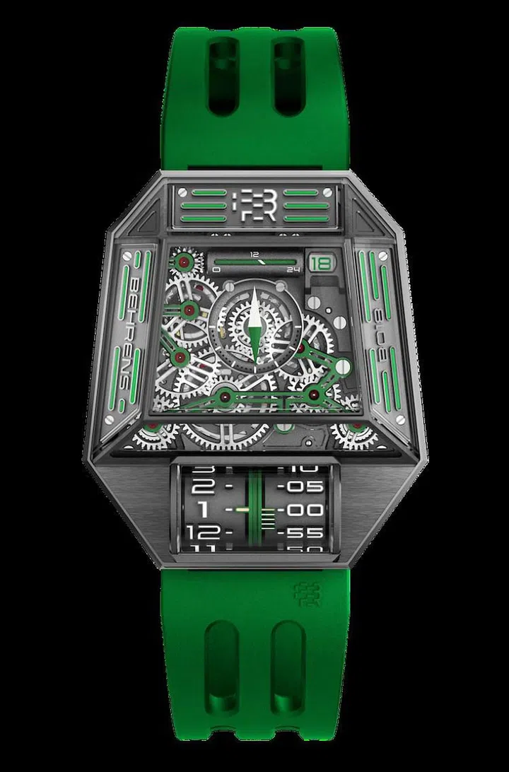 Behrens Orion One in fluorescent green (Photo: The Hour Glass)