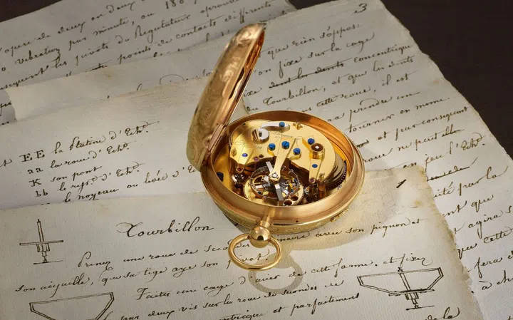 Breguet’s No. 1176 Tourbillon timepiece, sold in 1809 to Count Potocki. (Photo: Breguet)