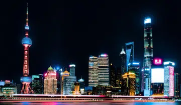 Oriental Pearl Tower in Shanghai