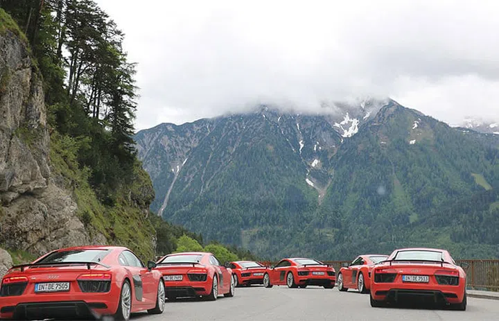 The Audi Tour Experience saw Chan and Seeto traversing Germany, Austria, and Italy with an Audi R8 convoy.