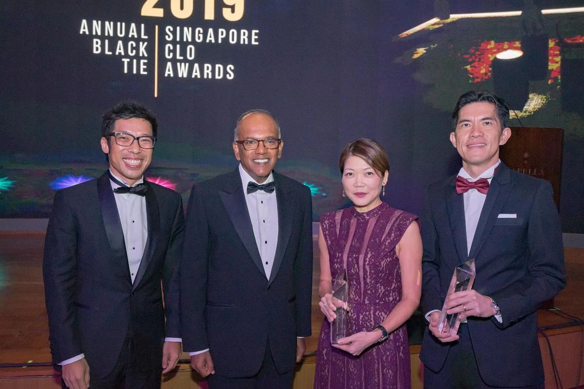 Mark Tan, Minister K Shanmugam, Jean Chong & Charles Lim