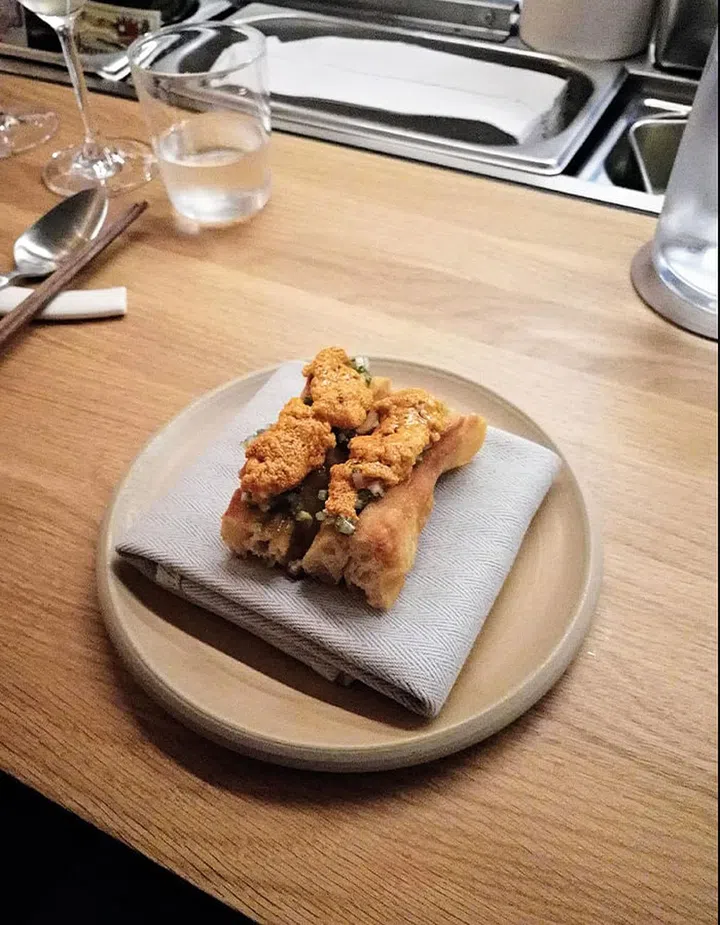 At Jatak, Jonathan Tam offers Cantonese-influenced dishes such as you tiao.