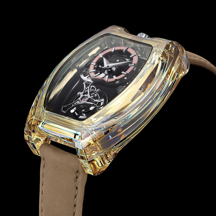 Moissanite gemstone used in watches