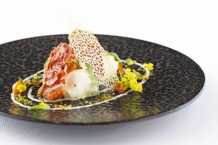 Spago_Burrata with Confit Kumquats