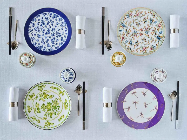 Tableware at 5 on 25, Andaz Singapore. Photo: Tan Hai Han