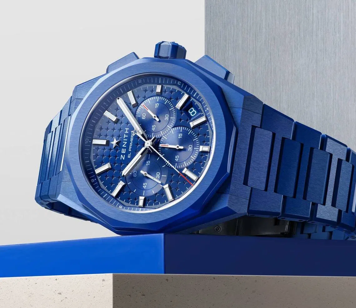 Zenith's blue ceramic turns its chronographs into traffic-stoppers