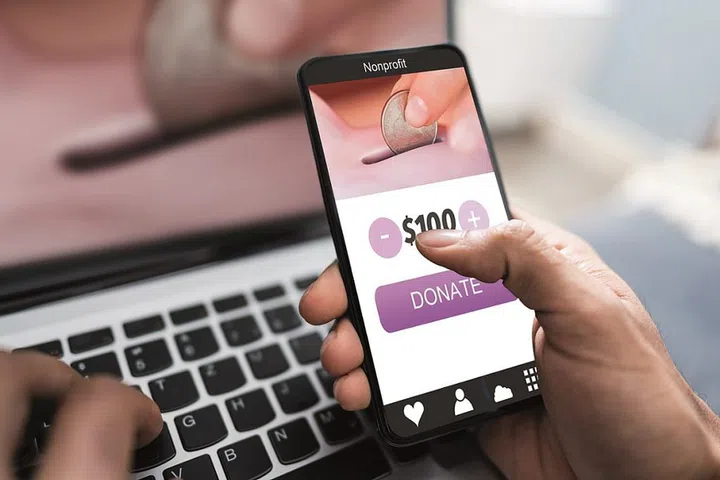 Donating Money On Mobile Phone