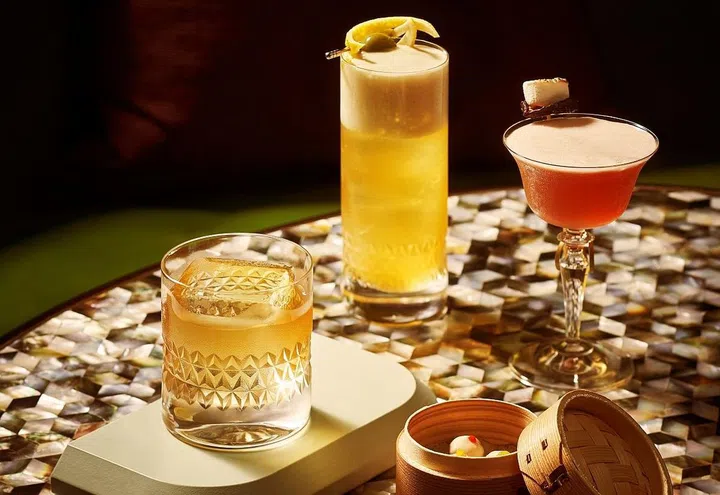 Craft cocktails from the recently-launched Madame Fan Bar feature plenty of homemade infusions, syrups and garnishes