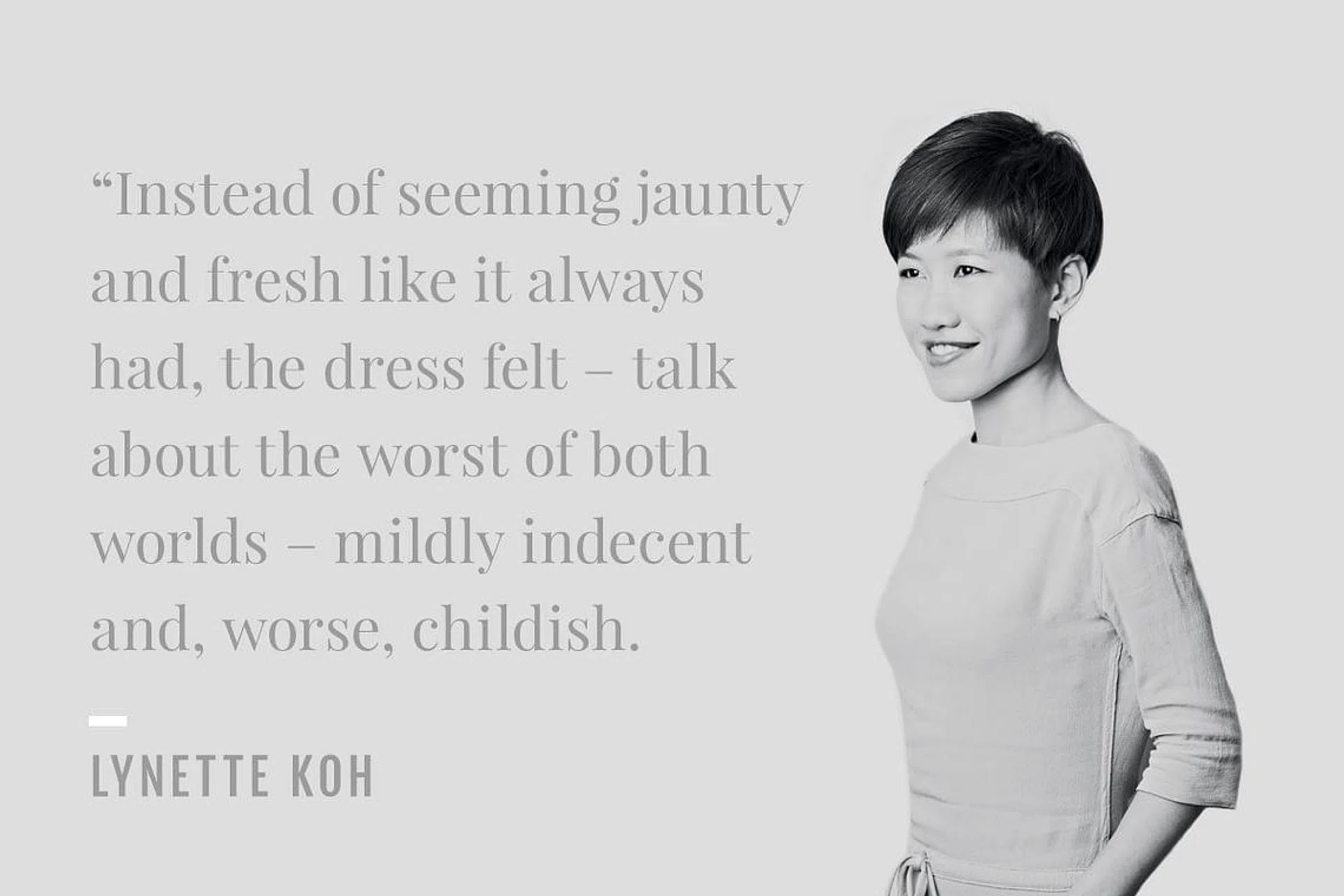 Lynette Koh - Fashion Perspective