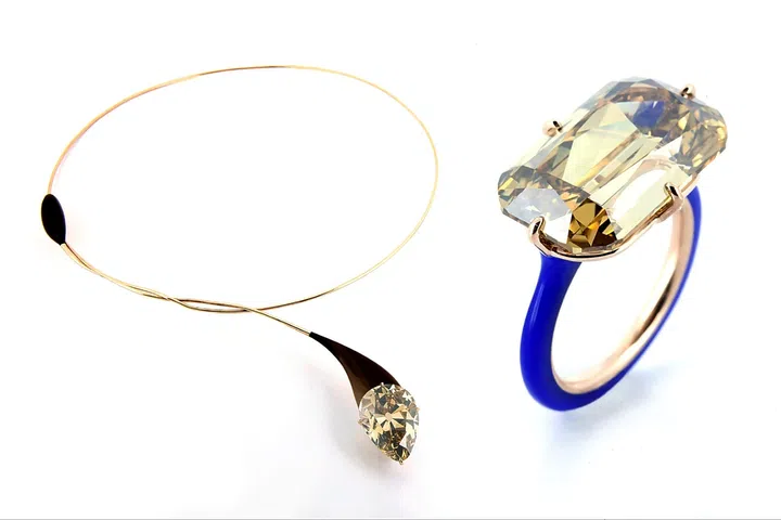 Luxury jewellery brand Taffin dressed actress Rose Byrne in Desert Diamonds at Oscars 2026