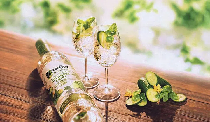 Ketel One Botanical in Cucumber & Mint.