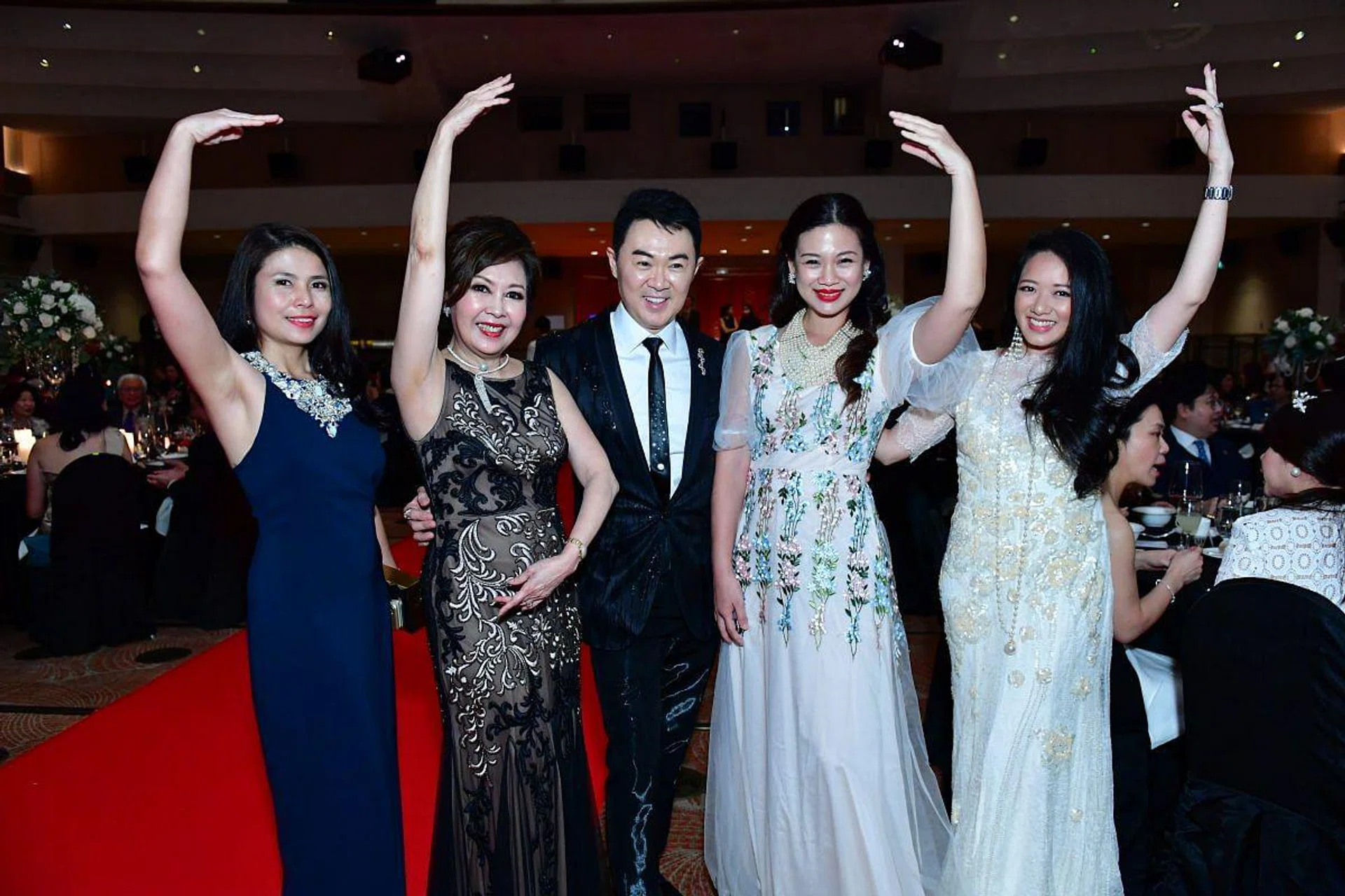 Marilyn Lum, Laura Hwang, Gilbert Cheah, Tjin Lee & Elaine Kim