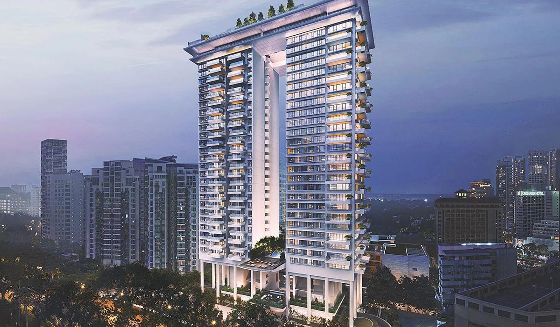 Boulevard 88’s four penthouse units have been snapped up. The largest 6,049 sq ft penthouse was sold for over $30 million.
