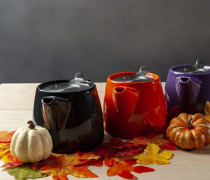 FORLIFE Stump Teapot with SLS Lid and Infuser, 18-Ounce, Black Graphite | best tea singapore