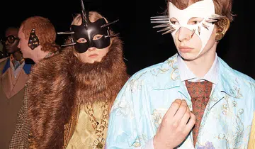 Gucci FW show masks