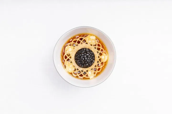 Cauliflower Custard with Caviar