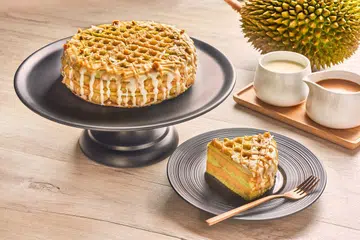 D24 Pandan Waffle Cake goodwood park