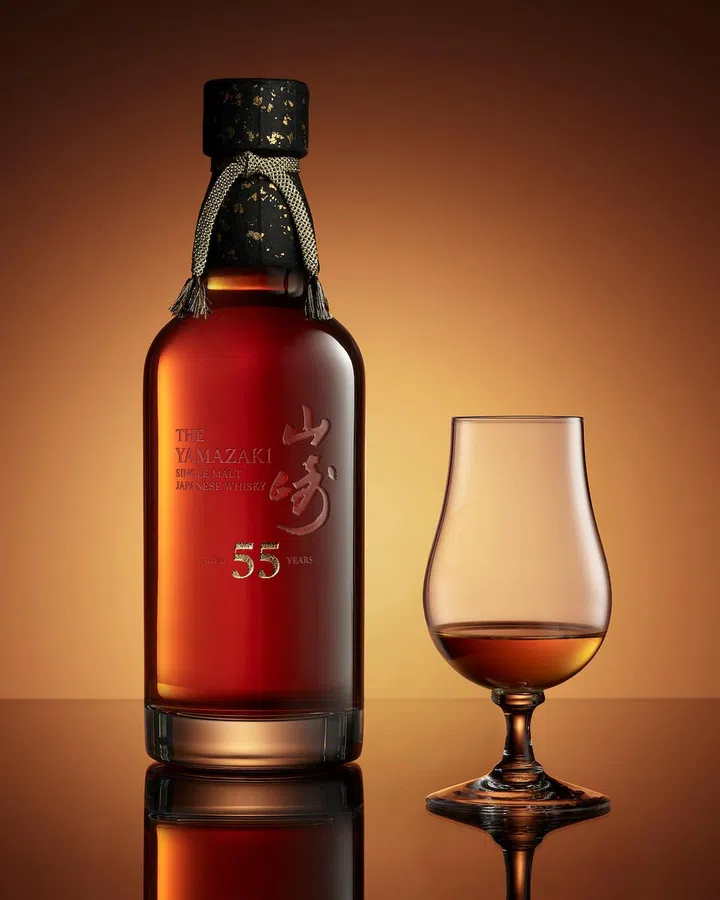 Yamazaki 55 with glass